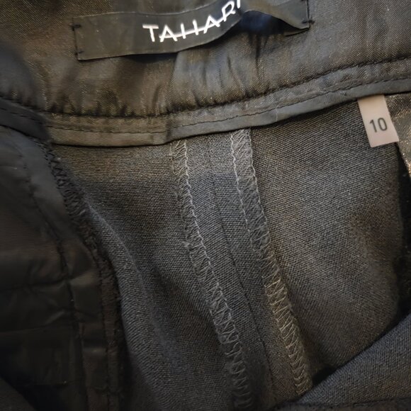 Tahari Charcoal Pants Size 10 - Picture 3 of 3